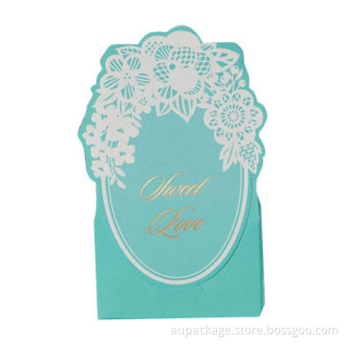 Candy gift box, with embossing and silver stamping, customized printing